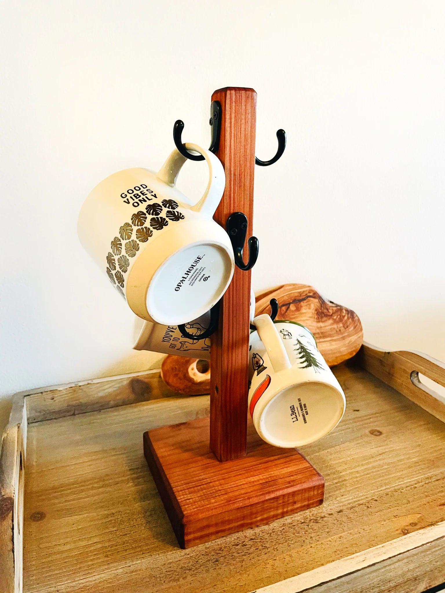Coffee Mug Tree with 6 Hooks