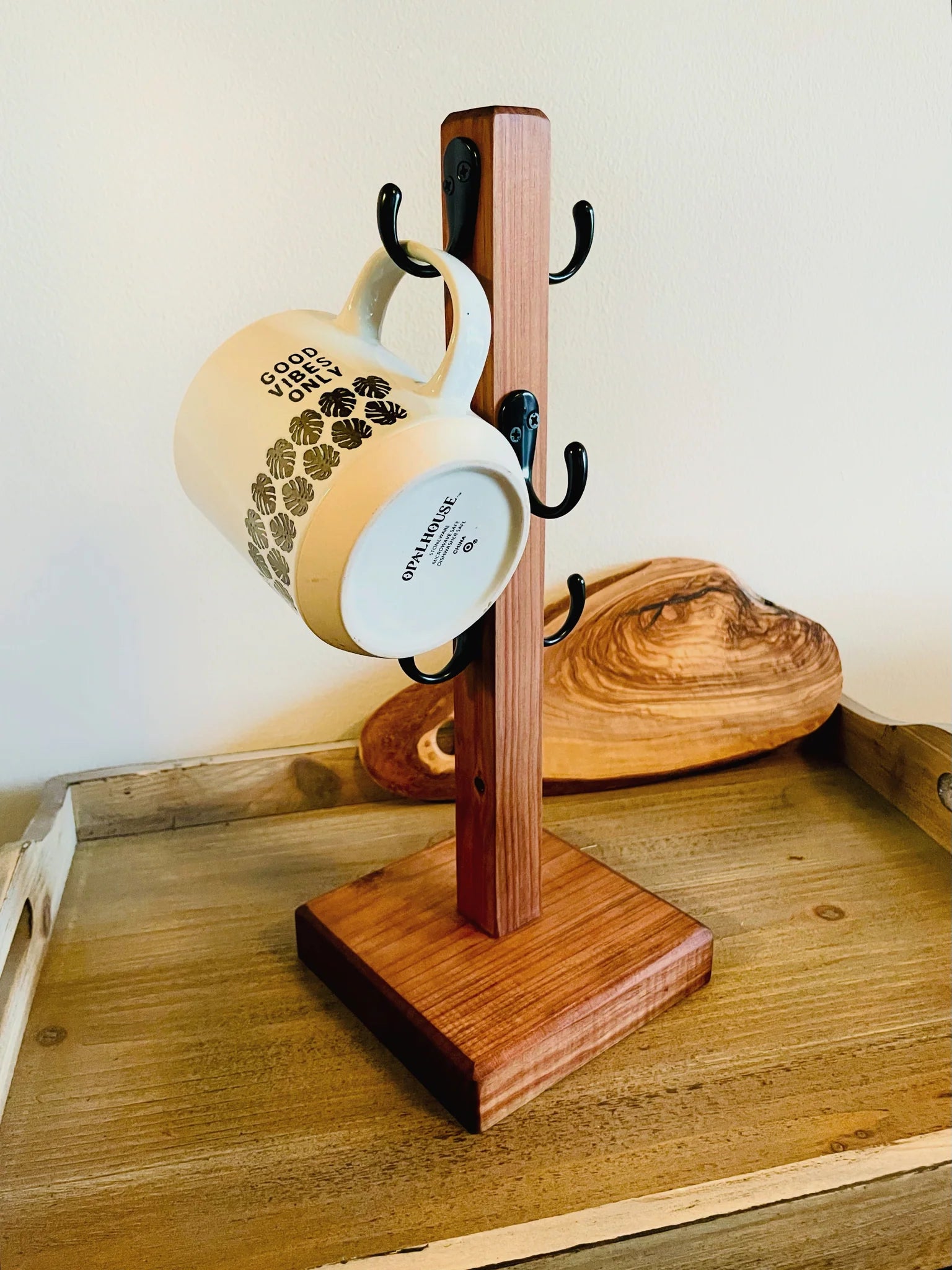 Coffee Mug Tree with 6 Hooks