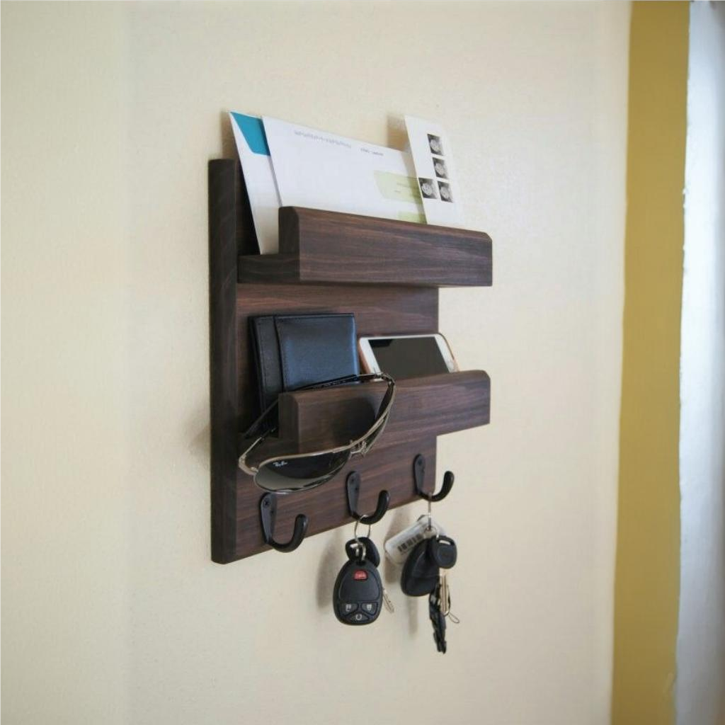 Entryway Mail and Key Rack