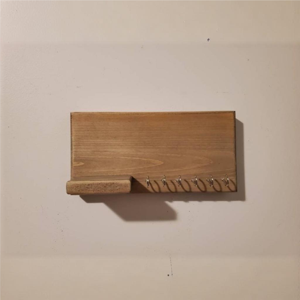 Minimalist Key Holder with Shelf