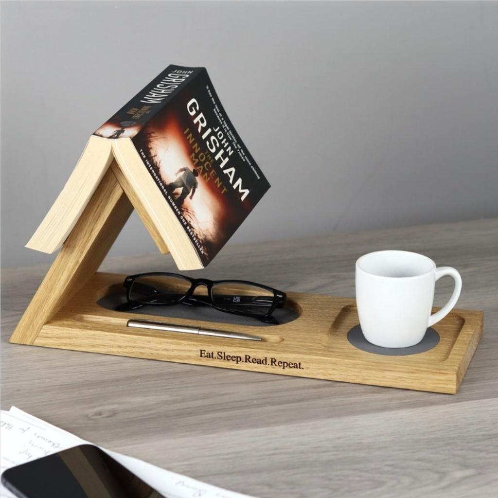 Book Stand with Organizer Tray