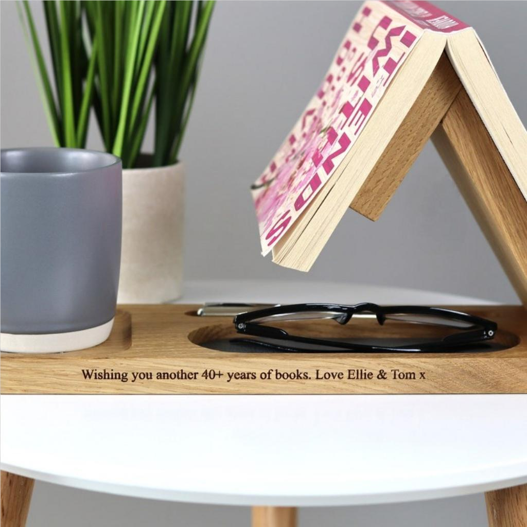 Book Stand with Organizer Tray
