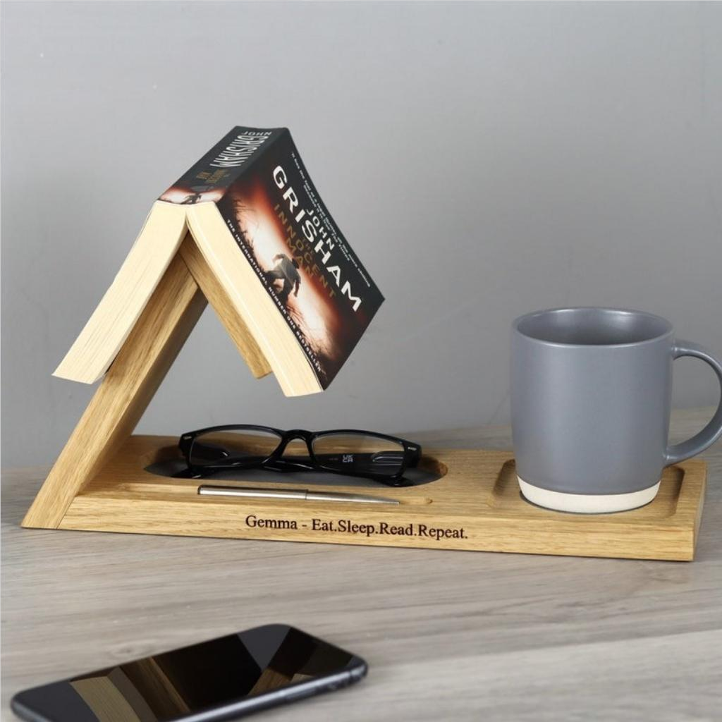 Book Stand with Organizer Tray