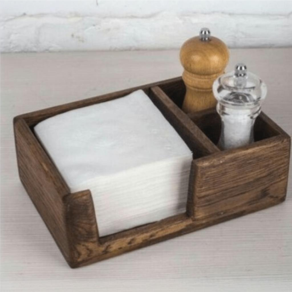 Wooden Tissue Holder