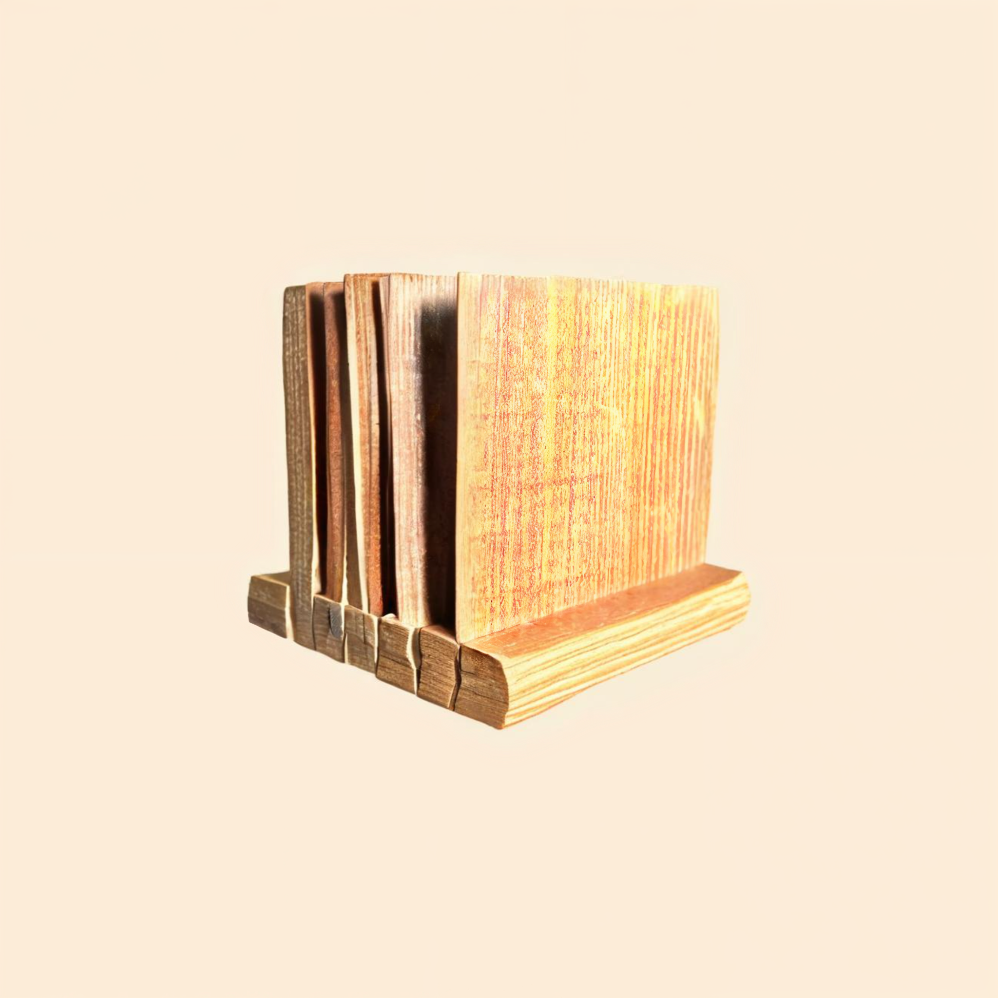 Elegant Wooden Tea Coaster Set