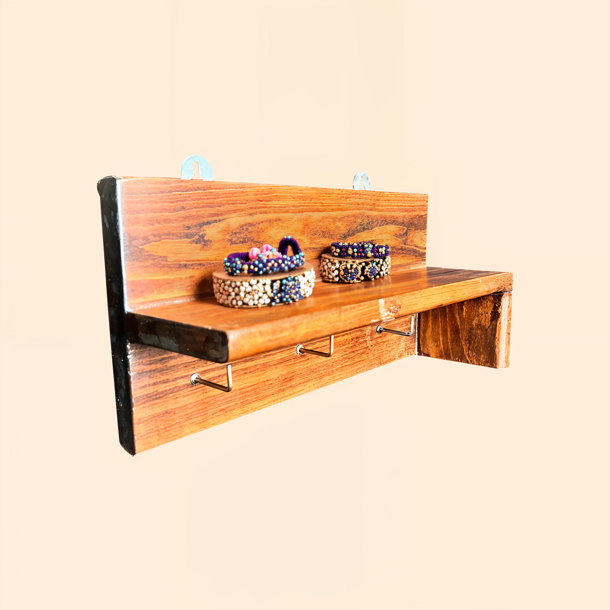 Multipurpose wall-mounted stand and key holder