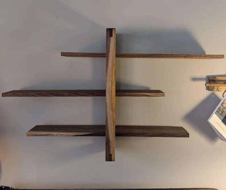 Walnut Adjustable Shelving