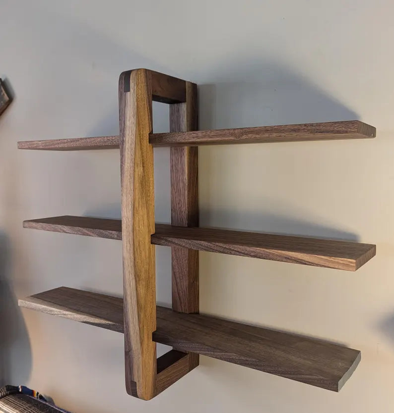 Walnut Adjustable Shelving