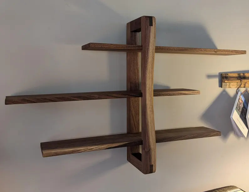 Walnut Adjustable Shelving