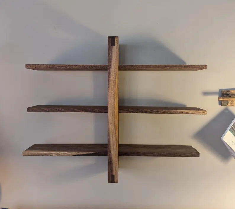 Walnut Adjustable Shelving